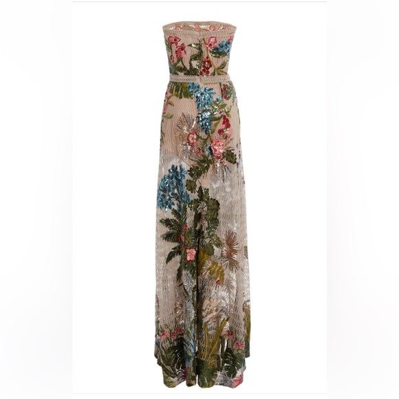 Elie Saab SS25 floral sequin gown - Picture 3 of 11